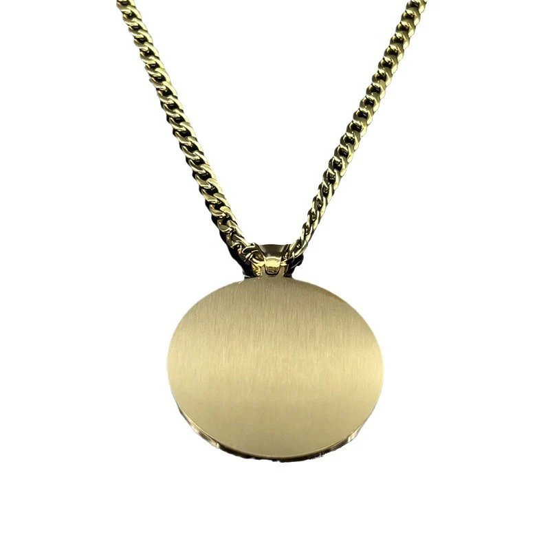 Gold Edge Saint Benedict Image Pendant Amen Artisan - Image 6