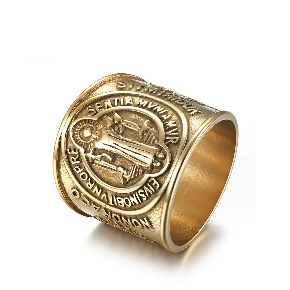 Saint Benedict Image Ring Amen Artisan - Image 10