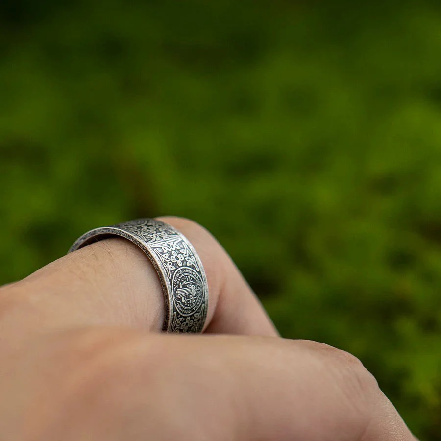 Saint Benedict Medal Ring Amen Artisan - Image 3