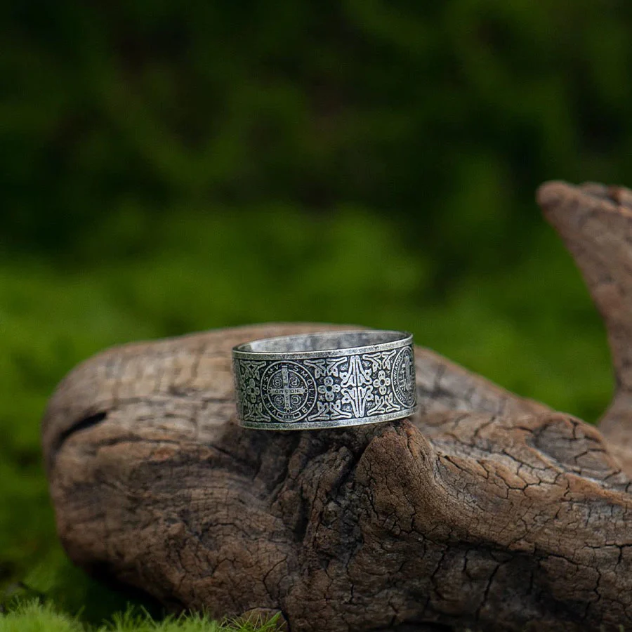 Saint Benedict Medal Ring Amen Artisan - Image 6