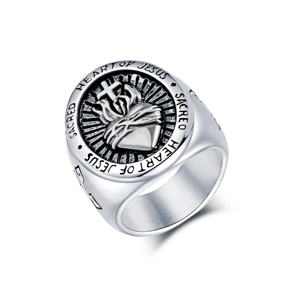 Scared Heart of Jesus Ring Amen Artisan - Image 4