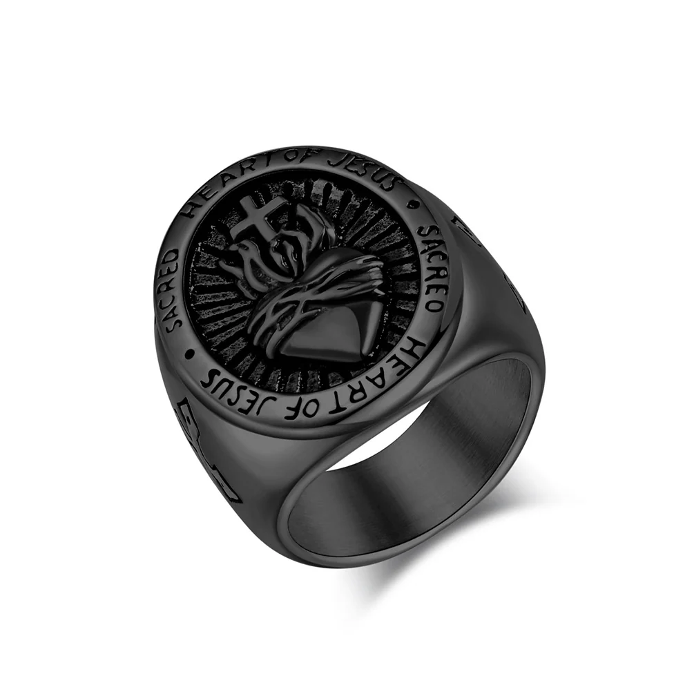 Scared Heart of Jesus Ring Amen Artisan - Image 5