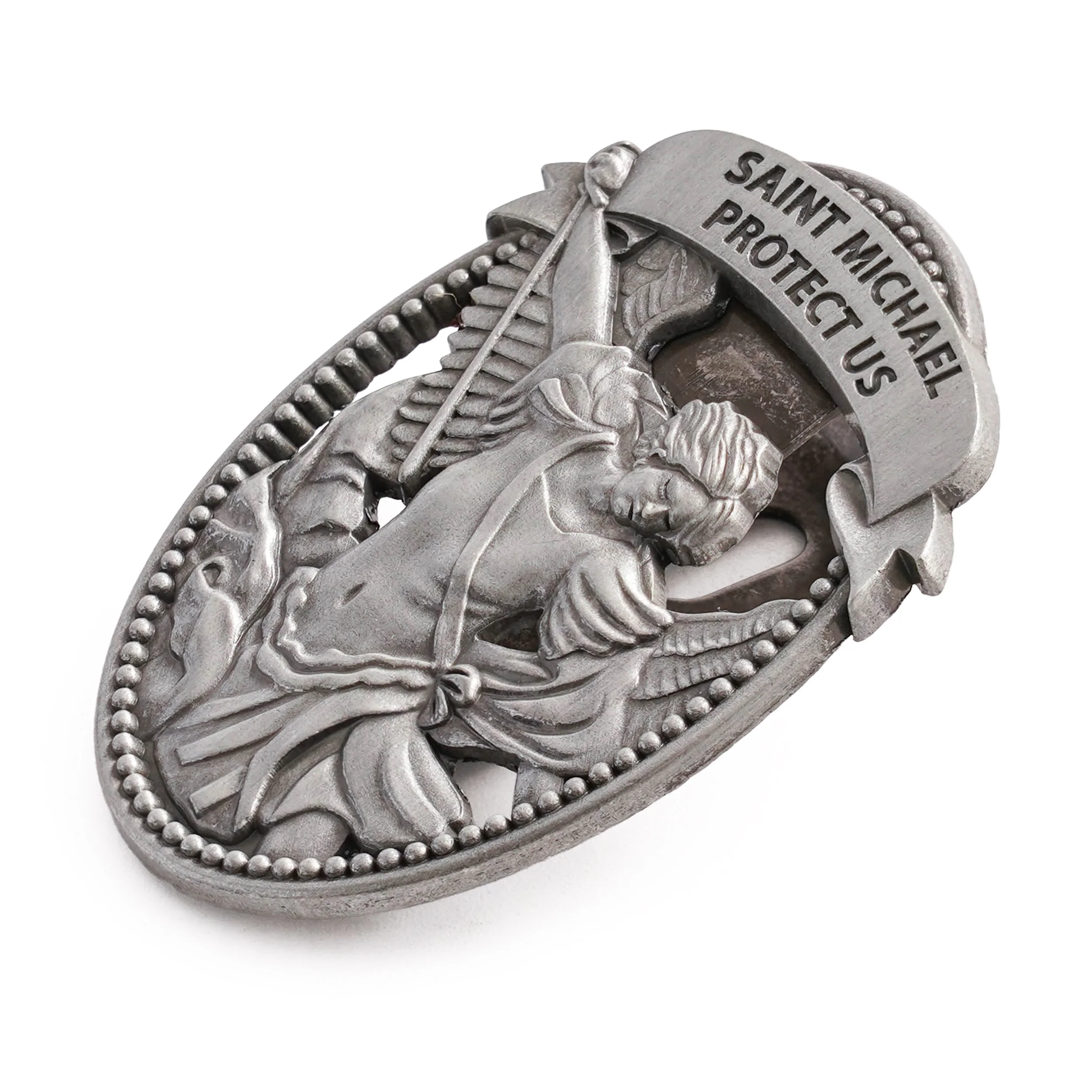 St Michael Medal Car Clip - Image 11
